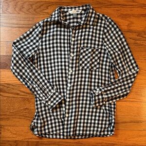 Old Navy Women's Checkered Button Down Shirt
